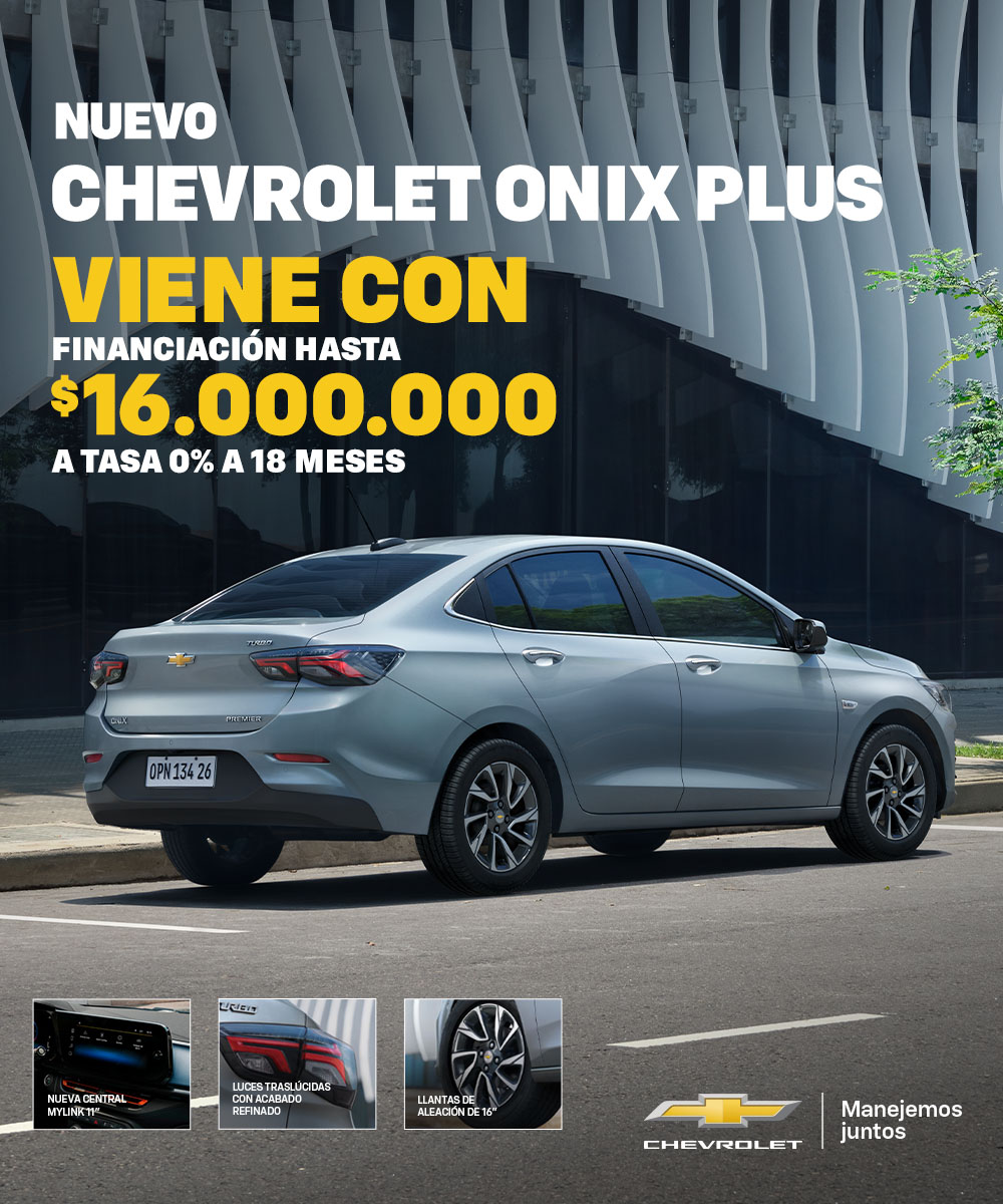 Chevrolet Onix Sedán financiado con plan Chevrolet.